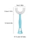 thumbnail image 4 of Injueey Cepillo de para bebé ergonómico de doble cara de silicona de 360 ​​grados, cepillo de Manual en forma de U, cuidado Type9 NO9 Injueey HA009123-01, 4 of 6