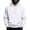 White -AH10, variant on Dwellite Mens Oversized Hoodies Fleece Lined Sweatshirts Fall Winter Hooded Collar Pullover With Pocket for Workout Gym Saffron S