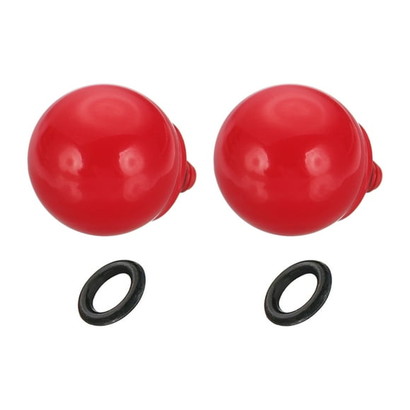 Uxcell Camera Shutter Button, 2 Pcs 10mm Ball Shape Shutter Release Buttons for Fujifilm XT5 XT30 XT20 XT4 XE2 XE4, Red