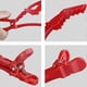thumbnail image 2 of Crocodile Hair Clip Hairdressing Styling Sectioning Clamp Hairpins (20pcs, red), 2 of 5