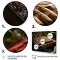 thumbnail image 3 of Designart "Brown Cuban Cigars II" Fashion Floater Framed Wall Art Living Room, 3 of 7