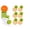 Green, variant on Silicone Cookie Stamp Set, Embossing Molds for Biscuit, Fondant and Cookie Decorating, TIKA