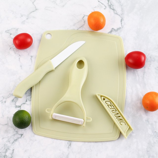 Ceramic Fruit Knife Set 3 Piece Household Multi Functional Fruit Knife Food Supplement Knife Peeling Knife