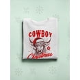 thumbnail image 3 of Cowboy Christmas Bull Holiday Men's Sweatshirt, 3 of 4