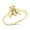 Gold-Tone, variant on Rose Gold-Tone Sterling Silver Bumblebee Ring Size 8