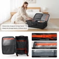 thumbnail image 4 of New York Xpress Softside Carry-on Luggage, Expandable Suitcase with Spinner Wheels, TSA-Approved, Black , WD8818, 4 of 10