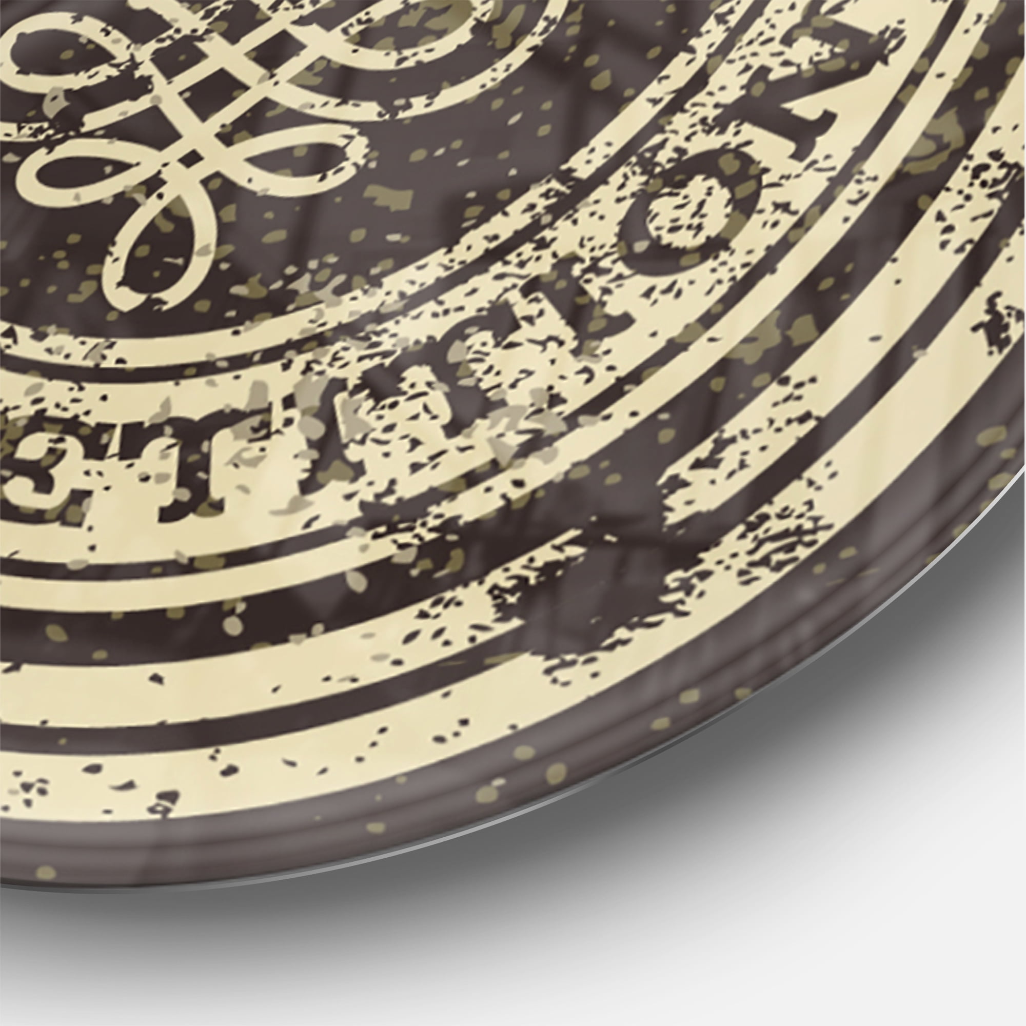 Designart 'Wild west rodeo ' Modern wall clock