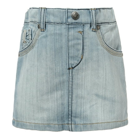 Richie House - Richie House Girls' Classic Blue Denim Skirt with ...
