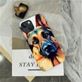 thumbnail image 5 of Punmada Compatible with iPhone 15 Glossy Case For Girl Boy Full Body Protective Hard Shell Esthetics Pattern German Shepherd Dog, 5 of 7