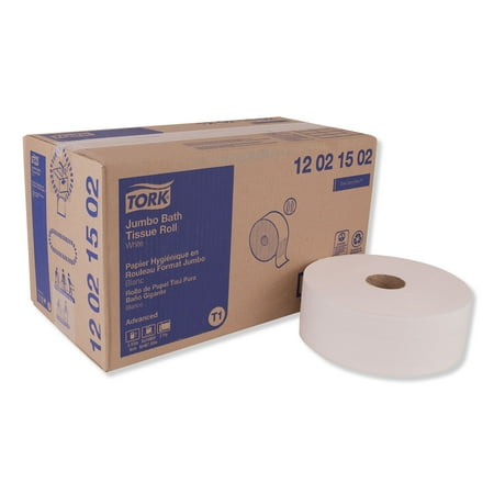 Tork Advanced Jumbo Toilet Paper  Septic Safe  2-Ply  White  3.48  x 1 600 ft  6 Rolls/Carton