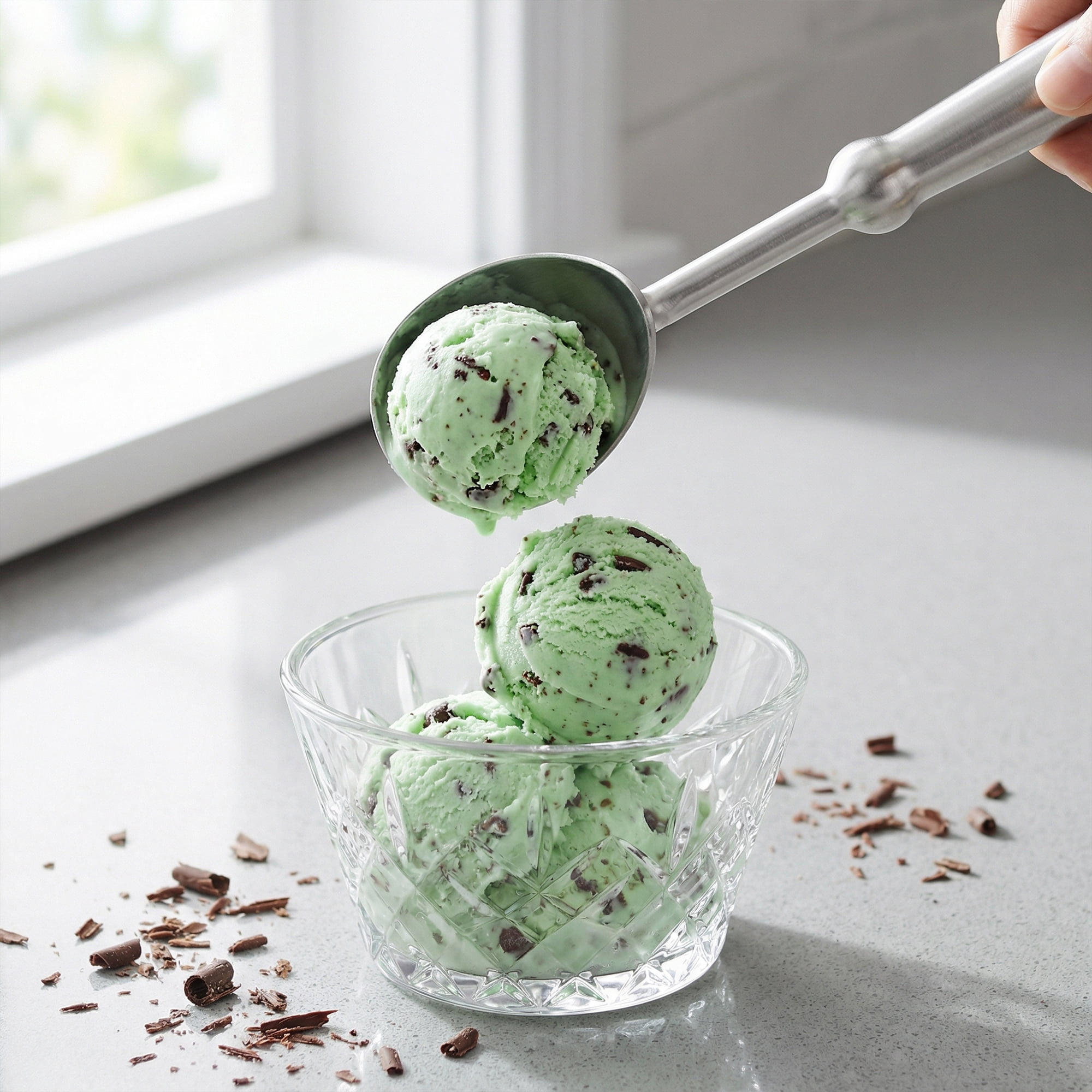 Unique Bargains Stainless Steel Ice Cream Scoop for Easy Release Silver