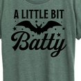 thumbnail image 3 of Instant Message - Little Bit Batty - Women's Short Sleeve Graphic T-Shirt, 3 of 7