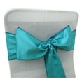 thumbnail image 4 of Darling Souvenir Pack Of 10 Satin Chair Sashes Bow Sash For Wedding & Events Supplies Party Decoration Chair Cover Sash - Colors Available, 4 of 6