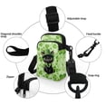 thumbnail image 5 of HELLHERO Clover Cats Adults Adjustable Crossbody Bag 2 Zippers Adjustable Shoulder Strap Crossbody Bag for Casual Travel, 5 of 7