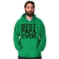 thumbnail image 5 of Best Papa Ever Worlds Greatest Father Hoodie Hooded Sweatshirt Men Brisco Brands S, 5 of 5