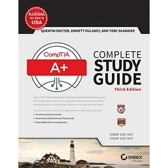 Pre-Owned Comptia A  Complete Study Guide: Exams 220-901 and 220-902, 9788126562701, 8126562706, Paperback, 3rd edition
