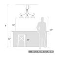 thumbnail image 5 of Wry Lighting Lancaster 3-light Pendant in Pewter, 5 of 5