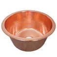 thumbnail image 2 of Native Trails Redondo Grande Hammered Polished Copper Universal Mount Bar Sink, 2 of 3