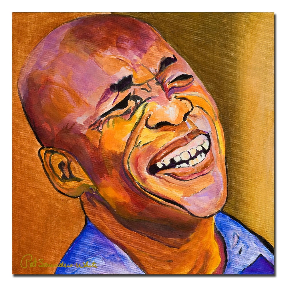 Trademark Art "Jazz Man" Canvas Art by Pat Saunders-White