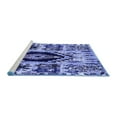 thumbnail image 2 of Ahgly Company Machine Washable Indoor Rectangle Oriental Blue Modern Area Rugs, 2' x 3', 2 of 4