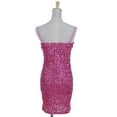 thumbnail image 3 of Feinuhan Womens Adjustable Strap Sequin Sleeveless Bodycon Mini Party Dress, 3 of 4