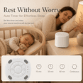 thumbnail image 6 of Mini Sound Machine, Portable White Noise Sound Machine for Sleep, White Noise for Baby & Adult with 20 Soothing Sounds, 7 Color Night Light, 4 Timers Memory Function for Travel Camping Home Office, 6 of 10