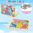 thumbnail image 4 of Puzles de madera VJZVKJ, unicornio, sirena y princesa, 24 piezas, 4 of 7