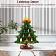 thumbnail image 5 of Naiovety de decoración de árbol de Navidad adorno de muñeca escritorio centro de decoración Metal artesanía granja decorativa Kits de decoración para fiestas Verde METRO Naiovety HA009214-05B, 5 of 6