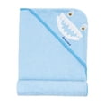 thumbnail image 1 of Toalla corporal Baby Mink Salida de Baño Azul Tiburón, 1 of 4