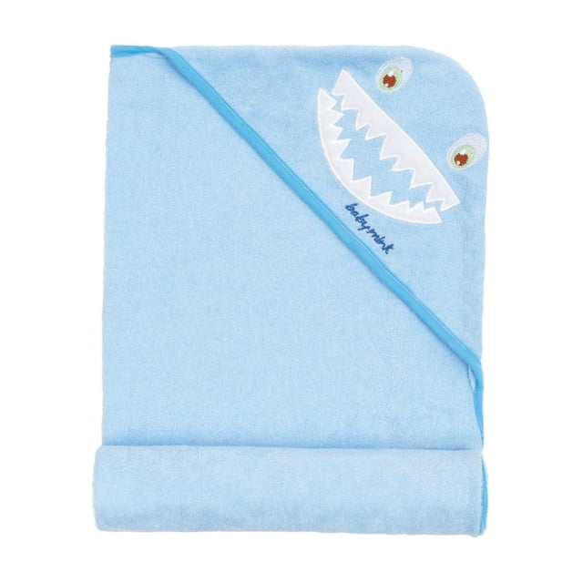 Toalla corporal Baby Mink Salida de Baño Azul Tiburón