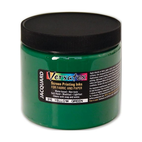 Jacquard Versatex Screen Printing Ink, 16 oz., Yellow Green