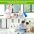 thumbnail image 7 of Magnetic Fly Screen Door Keep Insects Out Mosquito Door Screen Easy to Install without Drilling Top-to-Bottom Seal Automatically for Balcony Sliding Living Room Children's Room, 90x210 cm, 7 of 7