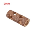 thumbnail image 2 of Túnel De Madera Para Animales, Tubo De Ejercicio, Juguete Para Masticar Para Conejo, Hurón, Hámster, Conejillo De Indias, Túnel De Juguete Para Mascotas Pequeñas Advancent  PT001420-02, 2 of 6