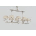 thumbnail image 2 of Meyda Tiffany 142272 Cesta 10 Light 58" Wide Linear Chandelier - Nickel, 2 of 5