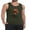 Army Green Sun Palm, variant on GIRUNS Mens Tank Tops Summer Beach Sleeveless Vacation Shirts Muscle Gym Vest Graphic Tank Top Black Sun Palm L