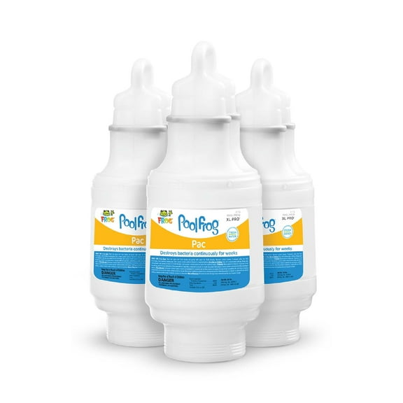 FROG Pool FROG Pac 540C 6.16 lbs. - Replacement Chlorine Cartridge - for use with Pool Frog XL PRO Pool Sanitizer System for Pools up to 40,000 gallons - 3 Pack