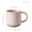 pink, variant on Color Ceramic Mini Espresso Cups Set , 5 oz Mugs with Handle, Porcelain Coffee Mugs Demitasse Cups, Modern Style Cups, Microwave Dishwasher Safe Suit for Espresso Machine
