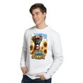 thumbnail image 3 of Boxer Hello Summer Sunshine Sunflowers Spring Retro Vintage Sweatshirt Unisex Merch Boxers Dog Lover Gifts Idea - 00008, 3 of 6