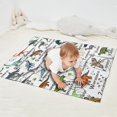 thumbnail image 2 of Colorful Dinosaurs Alphabet Pattern Blanket,Comfortable Soft Lamb Wool Throw Blanket,All Season,Warm Lightweight Blankets for Sofa Bed Couch Living Room Chair,30"x40", 2 of 4