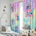 thumbnail image 5 of 2 Panels Cartoon Movie Print Pattern Nursery Curtains for Cartoon Lovers,Boys Girls Kids Cartoon Window Drapes for Living Bedroom Playroom Room Decor Rod Pocket 52x84 Inch, 5 of 5