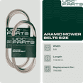 thumbnail image 6 of UDC Parts 789388 Mower Deck Belt Replacement for Hustler FasTrak 54 Inch RD FasTrak SD 928291 928502 930115 940387 935627 936104 938746 930149 928382 Super Mini Z 52" X-ONE,Aramid Cord, 152.00 inches, 6 of 10