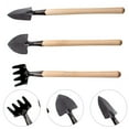 thumbnail image 3 of 1 Set Mini Gardening Tools Household Wooden Handle Design Mini Garden Tools, 3 of 8