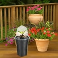 thumbnail image 6 of JingChun 1Pc Plant Nursery Pots with Humidity Dome Soft Transparent Plastic Gardening Pot Planting Containers Cups Planter Small Starter Seed Starting Trays for Seedling, 6 of 7
