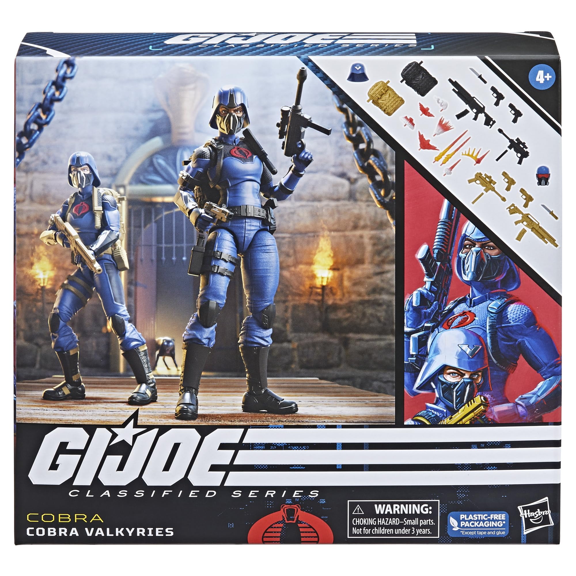 GI Joe Classified Series Cobra Valkyries Action Figure 2-Pack