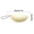 thumbnail image 3 of Juguete antiestrés con forma de dumpling | Llavero antiestrés para aliviar la ansiedad y mejorar la concentración | Juguete para apretar que estimula los sentidos, 3 of 9