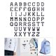 thumbnail image 3 of de de Planchar, Del para Coser, para Coser, de para Sombreros, Chaquetas, Camisas Y Jeans, 52 piezas negro BLESIY Parches de letras, 3 of 8