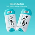 thumbnail image 3 of Hello Products Clean + Fresh Deodorant with Charcoal, 2.6 oz - 2 Pack, 3 of 3