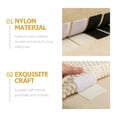 thumbnail image 4 of 50 Pairs Rug Pad Square Non Slip Rug Carpet Tape Hardwood Floor Carpet Gripper, 4 of 8