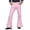 d-526Pink103, variant on MEZZALL Men's Flared Trousers 70s Trousers Vintage Wide Leg Carnival Disco Trousers Versatile Solid Color Daliy Leisure Slacks