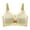 White, variant on Plus Size Wireless Bra-Front Closure Side Support Comfort Bra/Sports Bras Clearance,Beige